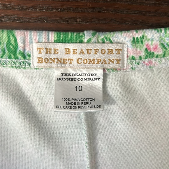 The Beaufort Bonnet Company Cheryl Shorts in Belmont Blooms Palm Beach Pink - Picture 3 of 5